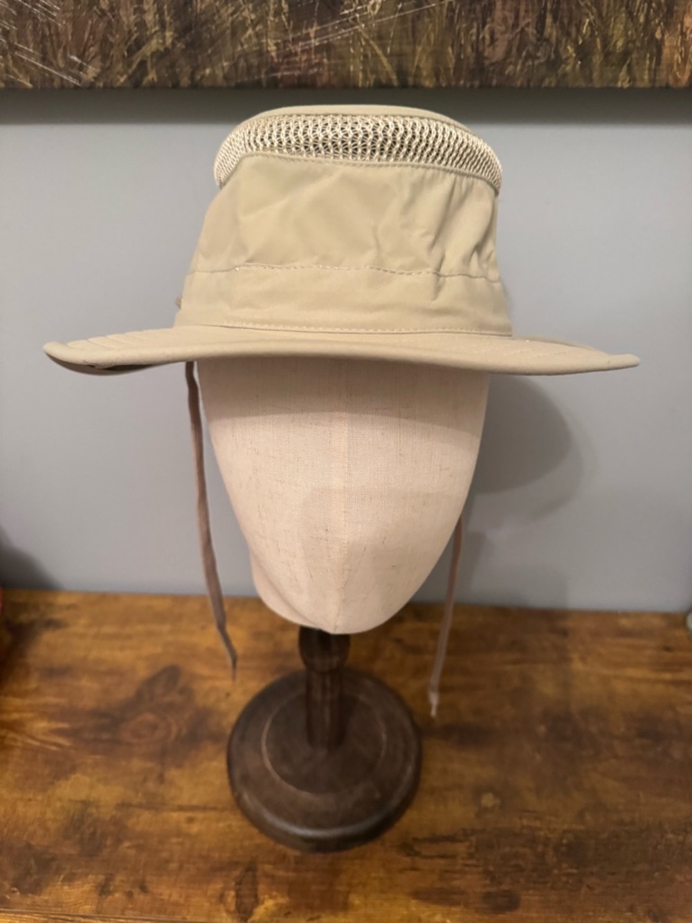 Tilley LTM3 Airflo Hat Size 7 Khaki Wide Brim Safari Hiking Fishing Outdoor